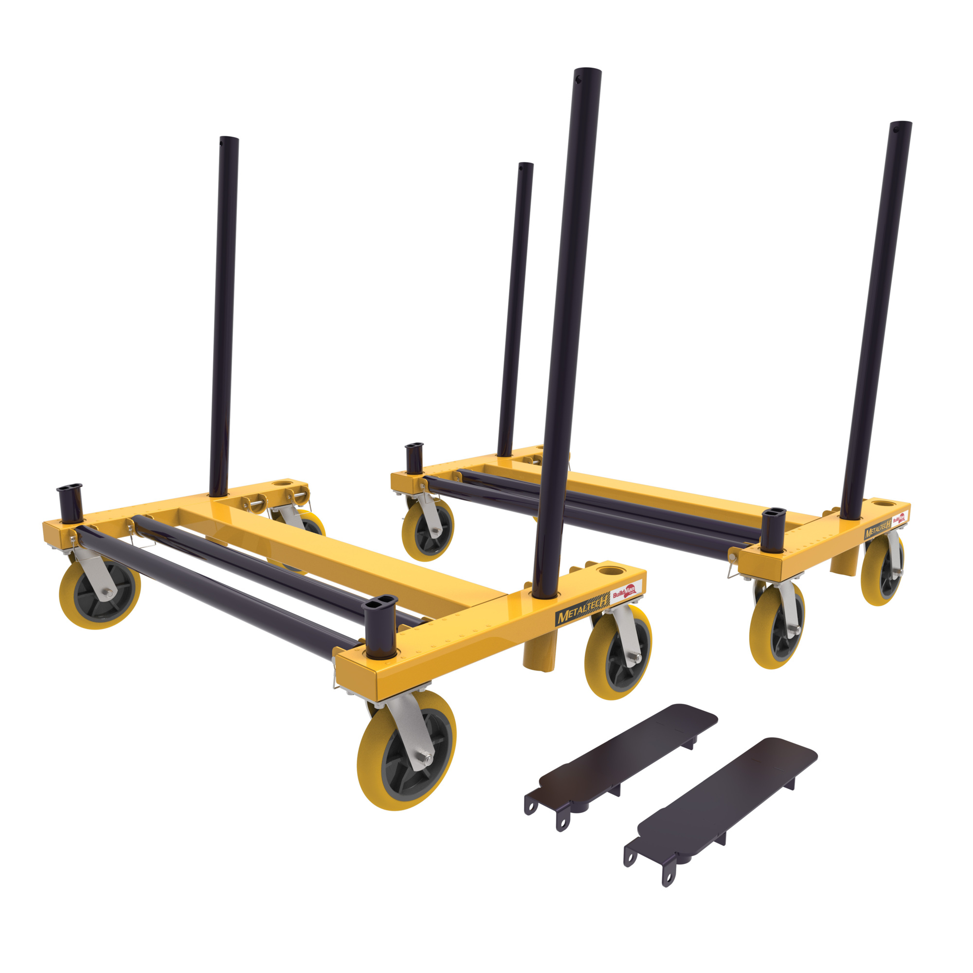 Metaltech Two H-Cart set with connector, I-BMDH31YGRK2